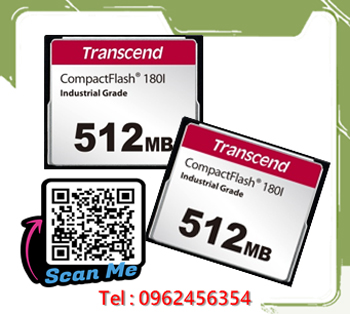 TransCend, Compact Flash Card, CF Card,512Mb,CF180,CF180I,Industrial Grade,Industrial Temp