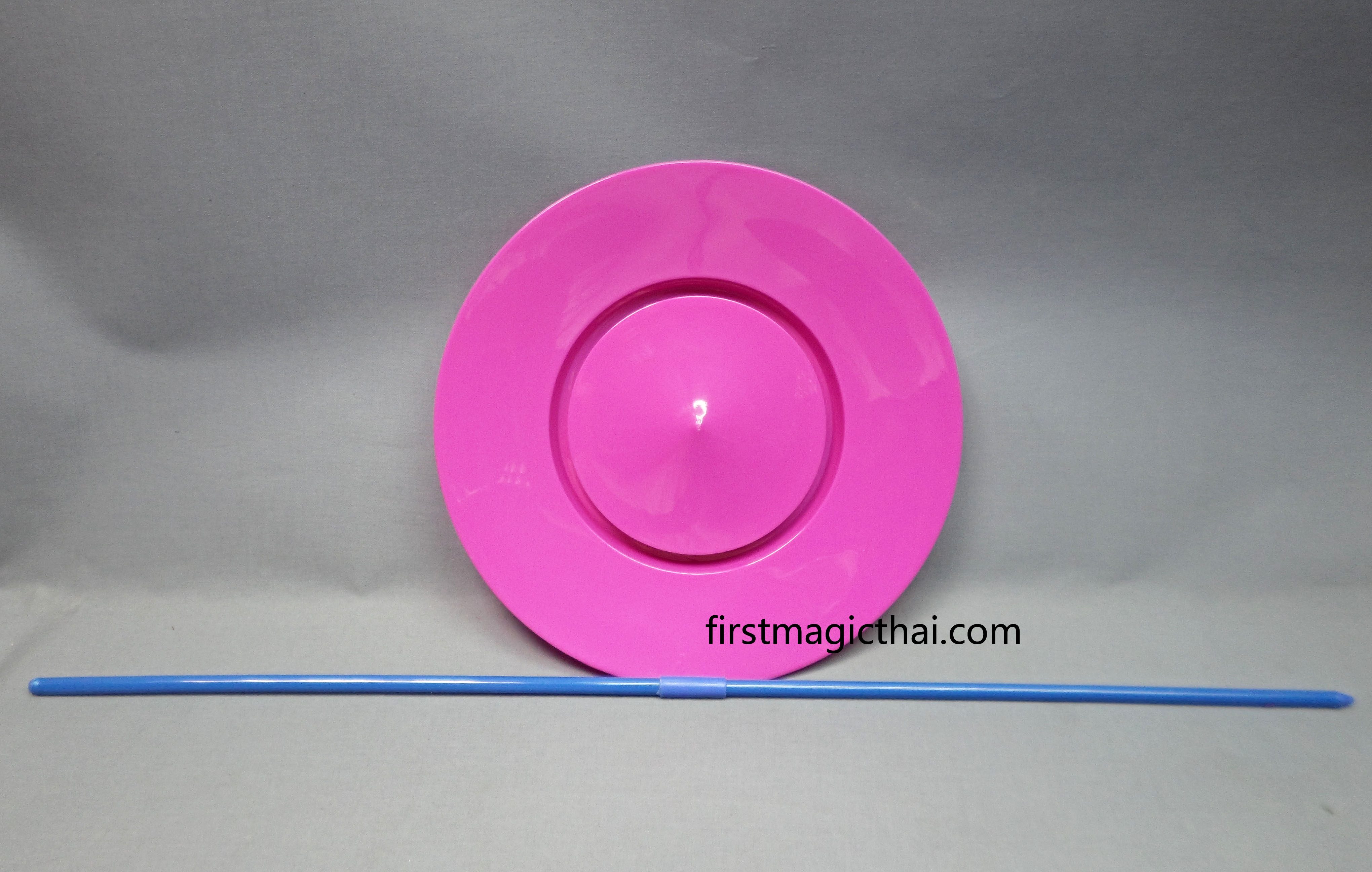 จานกายกรรม รุ่น10นิ้ว สีชมพู / Plate spinning 10inch