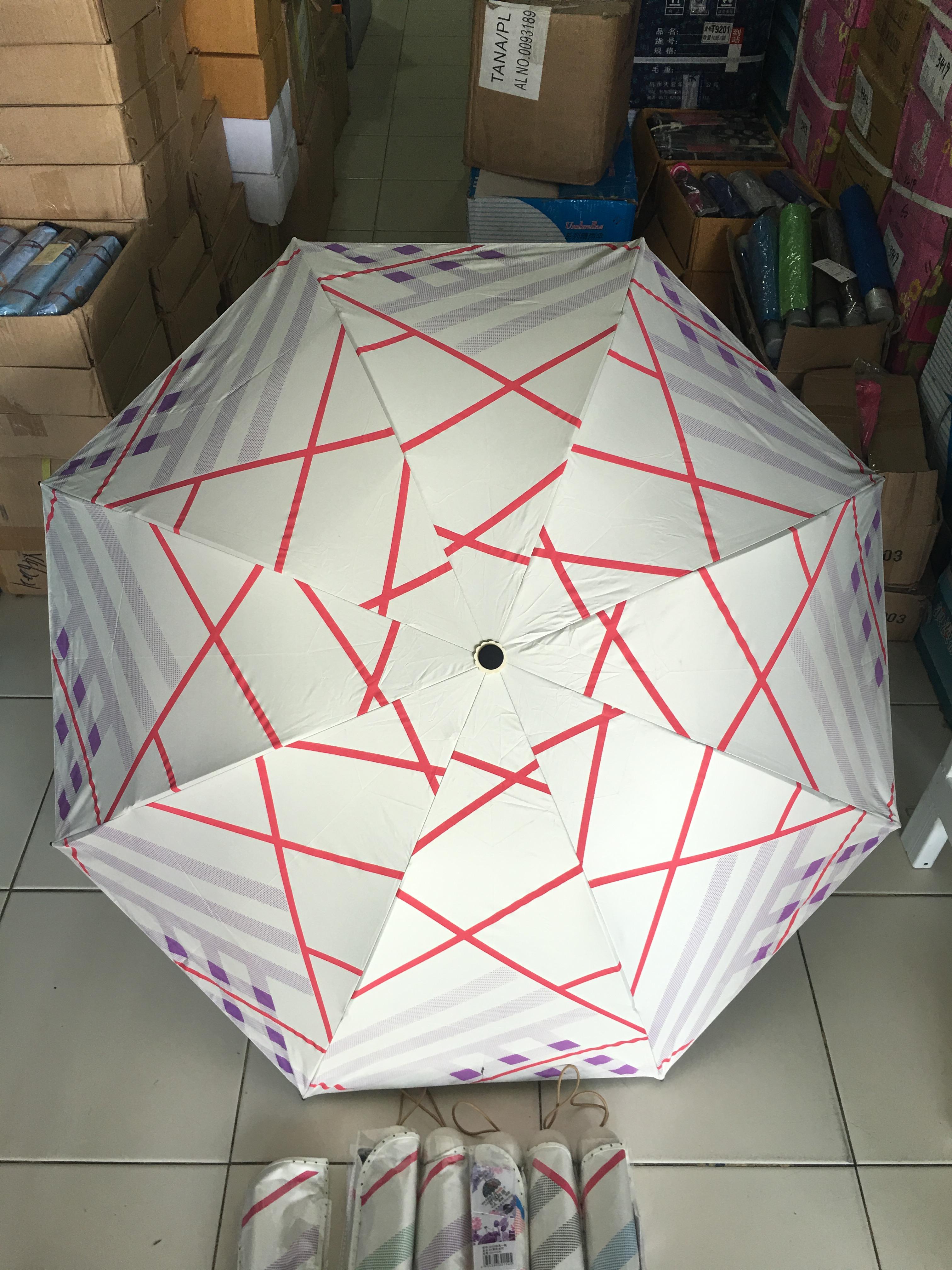 ร่มโค้งแฟชั่นยูวีดำรหัส3009