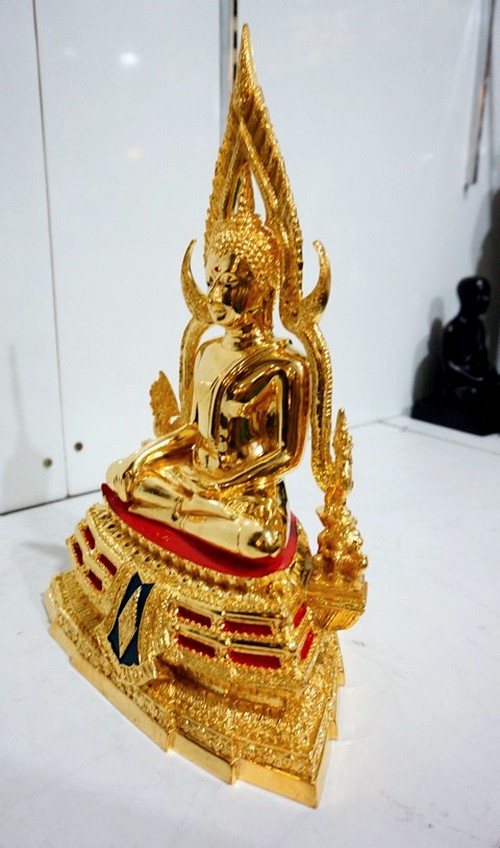 พระพุทธชินราช หน้าตัก 5 นิ้ว กะหลั่ยทอง ฐานสูง