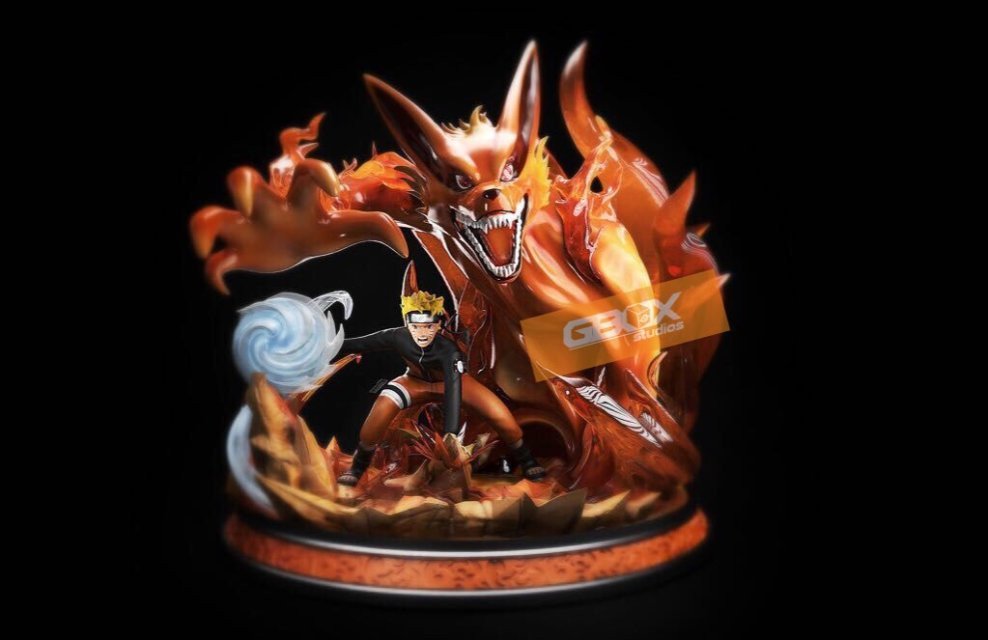 Kyuubi Naruto Resin Statue