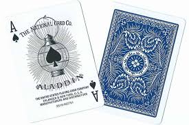 Aladdin 1001 Playing Cards สีน้ำเงิน