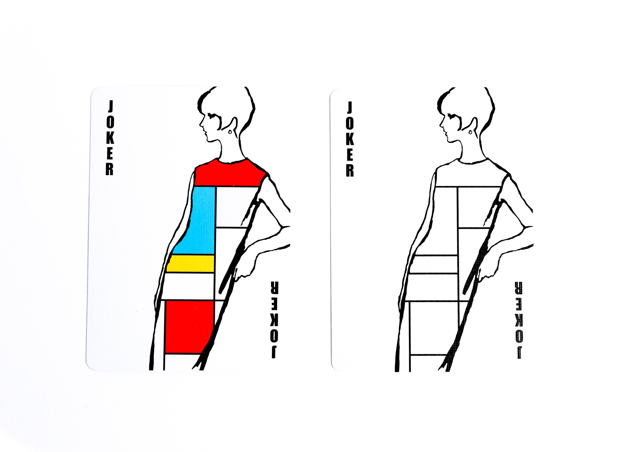 Mondrian Playing Cards