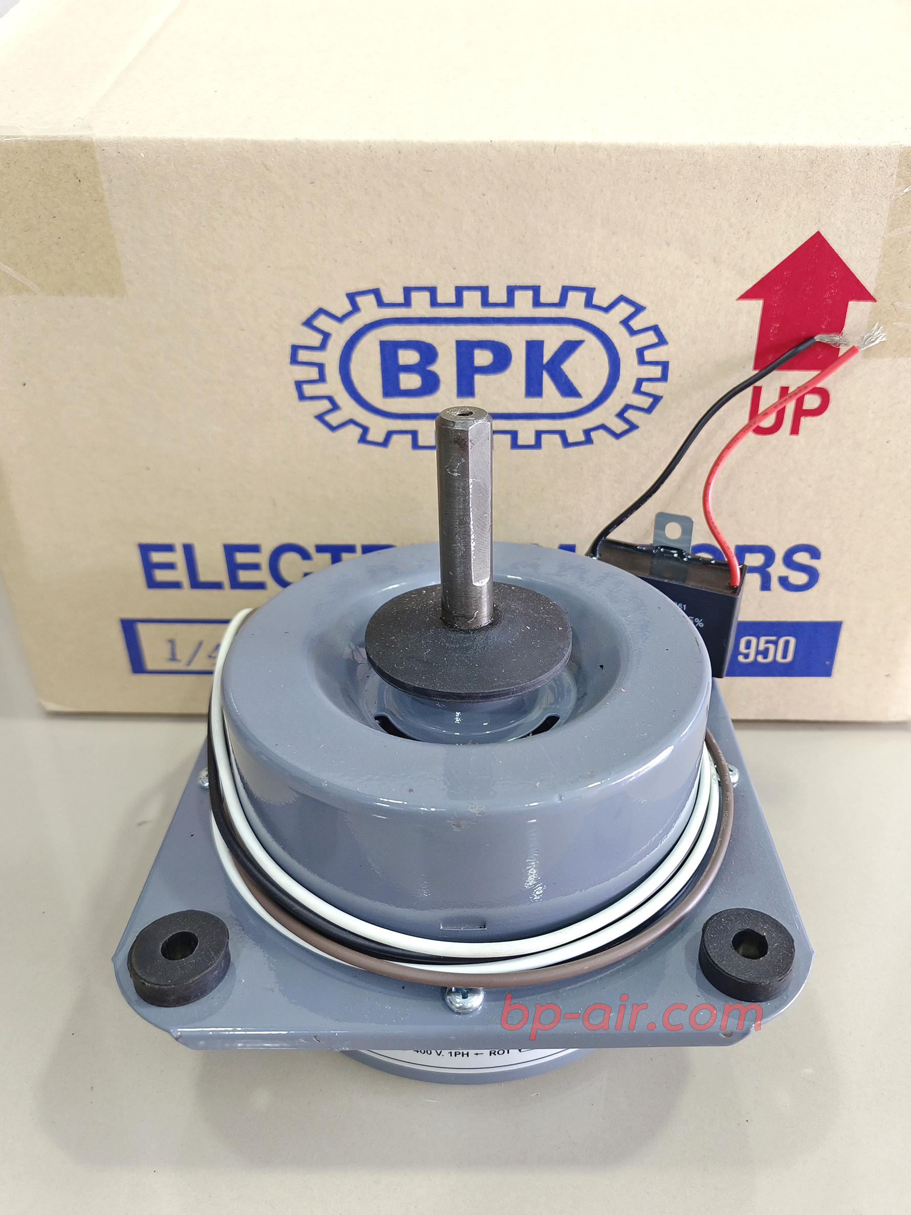 มอเตอร์คอล์ยร้อน แบบปีก 1/4 HP