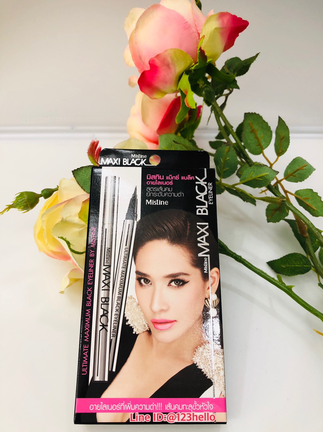 MISTINE MAXI BLACK EYELINER มิสทิน แม็กซี่ แบล็ค อายไลเนอร์ 1 กรัม