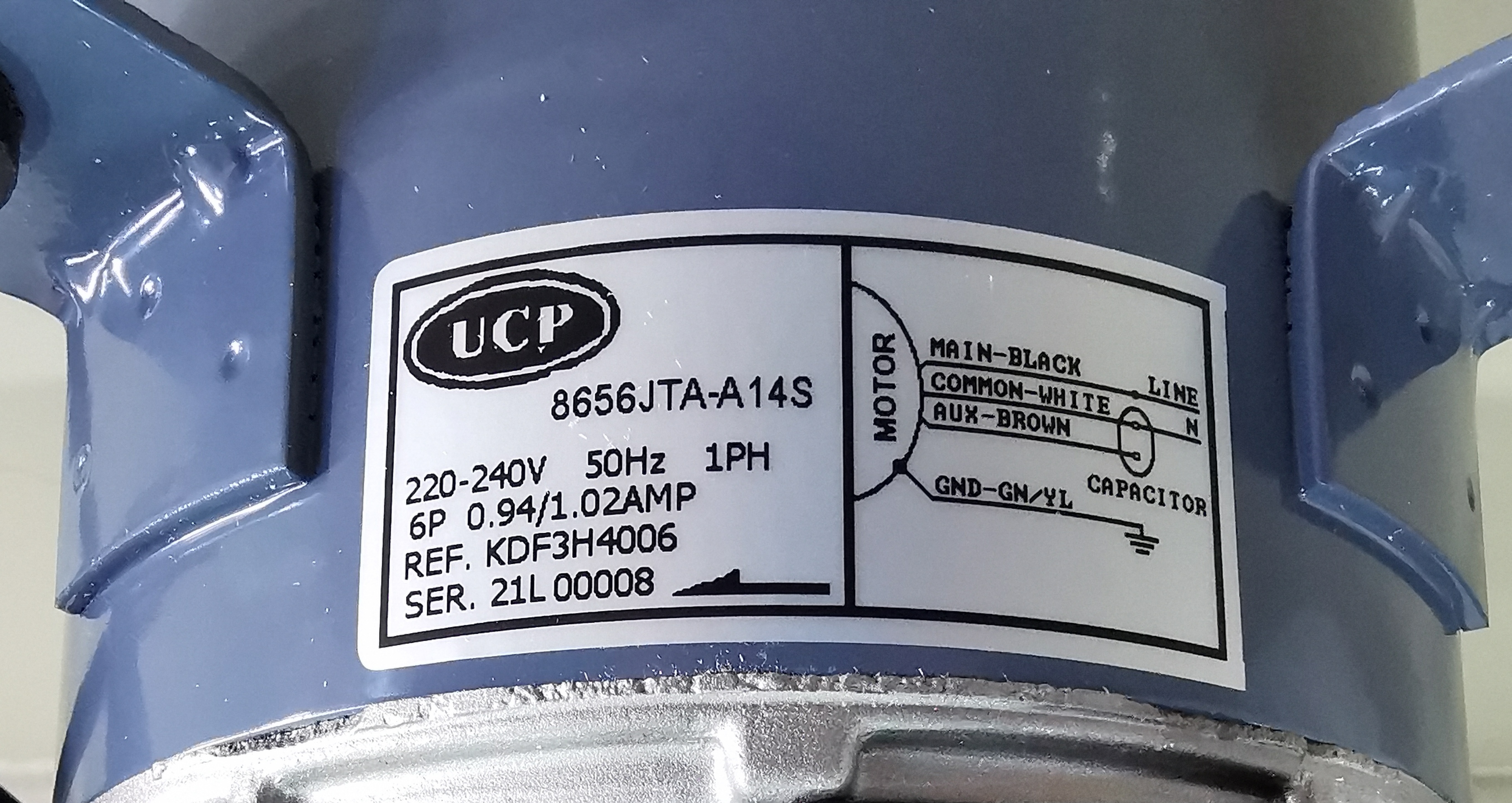 มอเตอร์คอยล์ร้อน 8656JTA-A14S 1 Speed