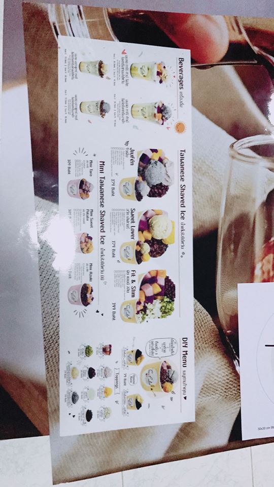 ป้ายกล่องไฟLED #ป้ายเมนูอาหาร - ติดอะคริลิคด้านนอกใส ด้านในสีขาวนม