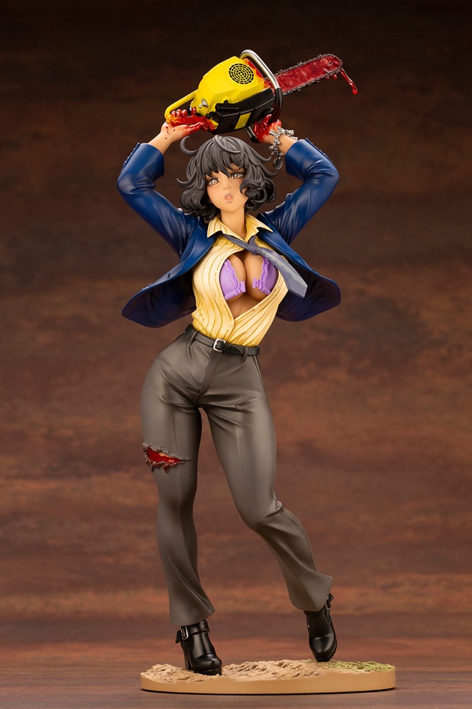LEATHERFACE CHAINSAW DANCE BISHOUJO STATUE