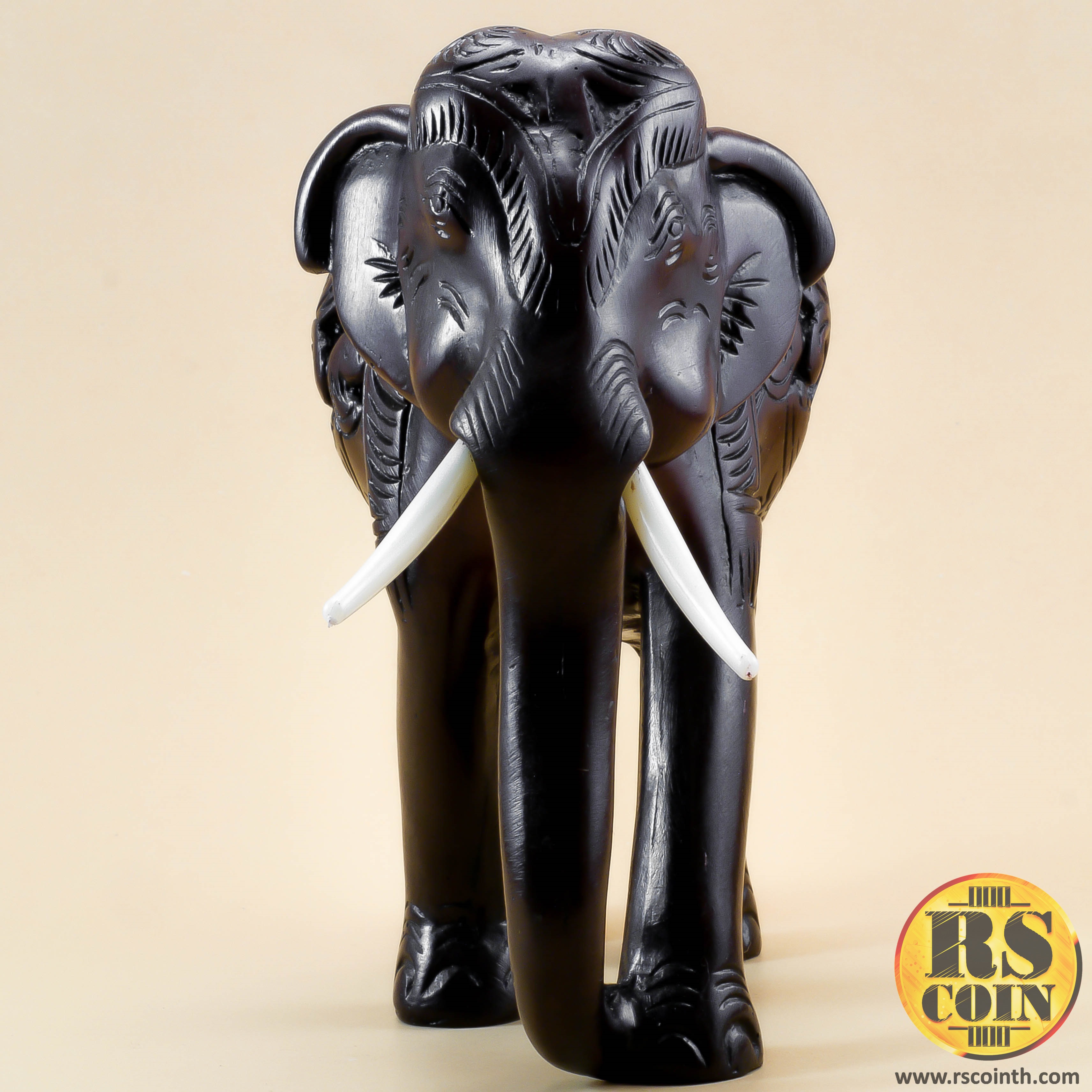 รูปปั้นหิน - ช้างลาย (Thai Sculpture Stone Designed Elephant)