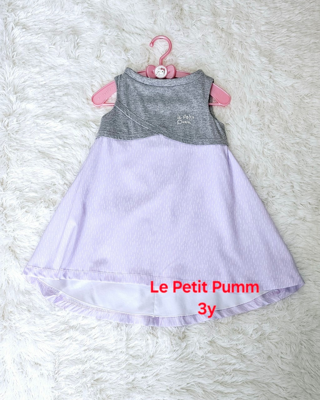 เดรส Le Petit Pumm ไซส์ 3y by Chalom มือสอง เหมือนใหม่ ไม่มีตำหนิ