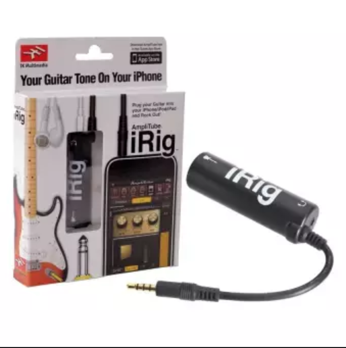 iRig AmpliTube Effect Guitar อุปกรณ์เพิ่มเอฟเฟคเสียงต่อกีต้าร์ กับ iPhone (Black)
