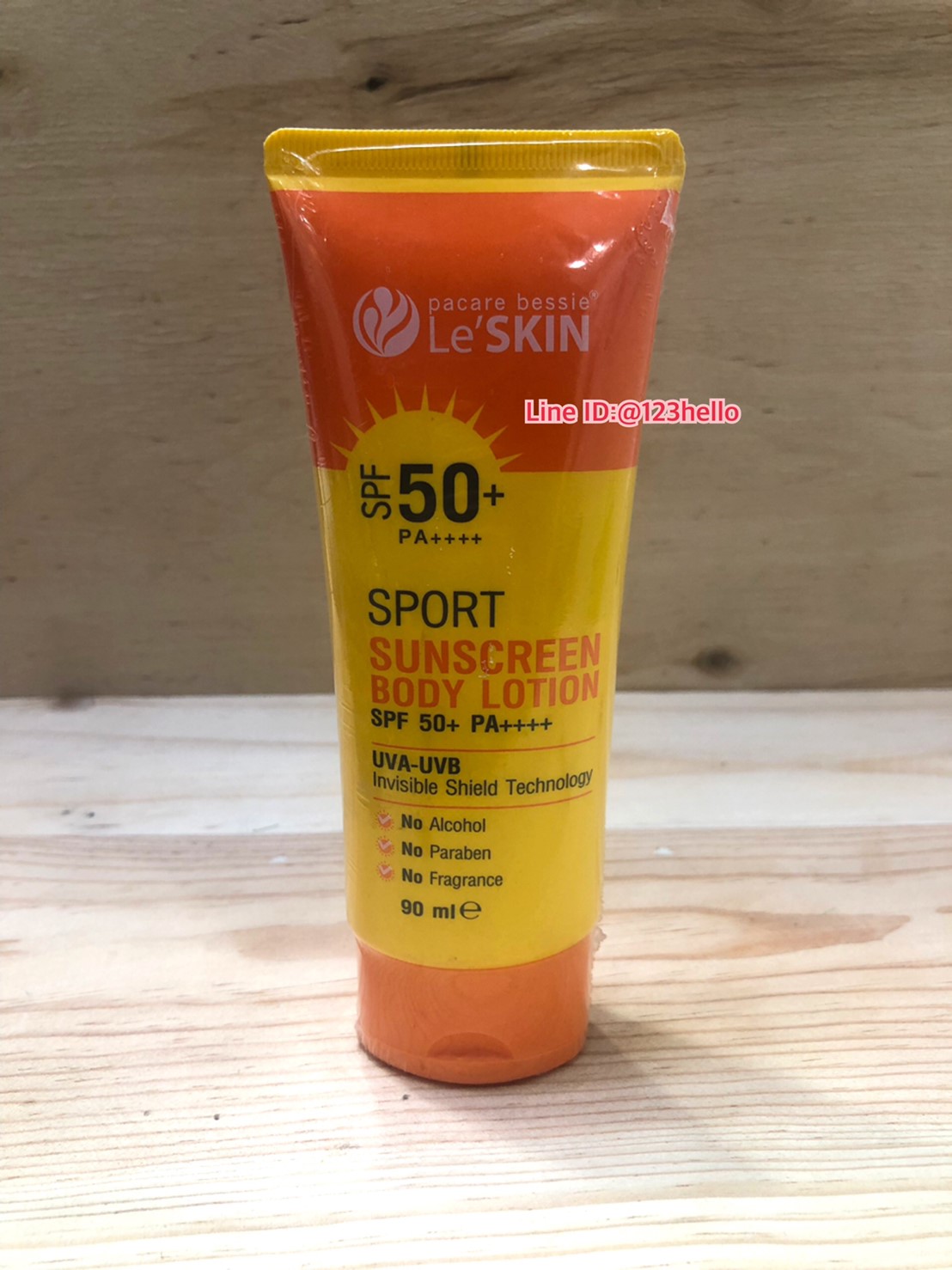 Le’SKIN SPORT SUNSCREEN BODY LOTION SPF 50+ PA++++ เลอสกิน สปอร์ต ซันสกรีน บอดี้ โลชั่น เอสพีเอฟ 50+ พีเอ++++ 90 ml.