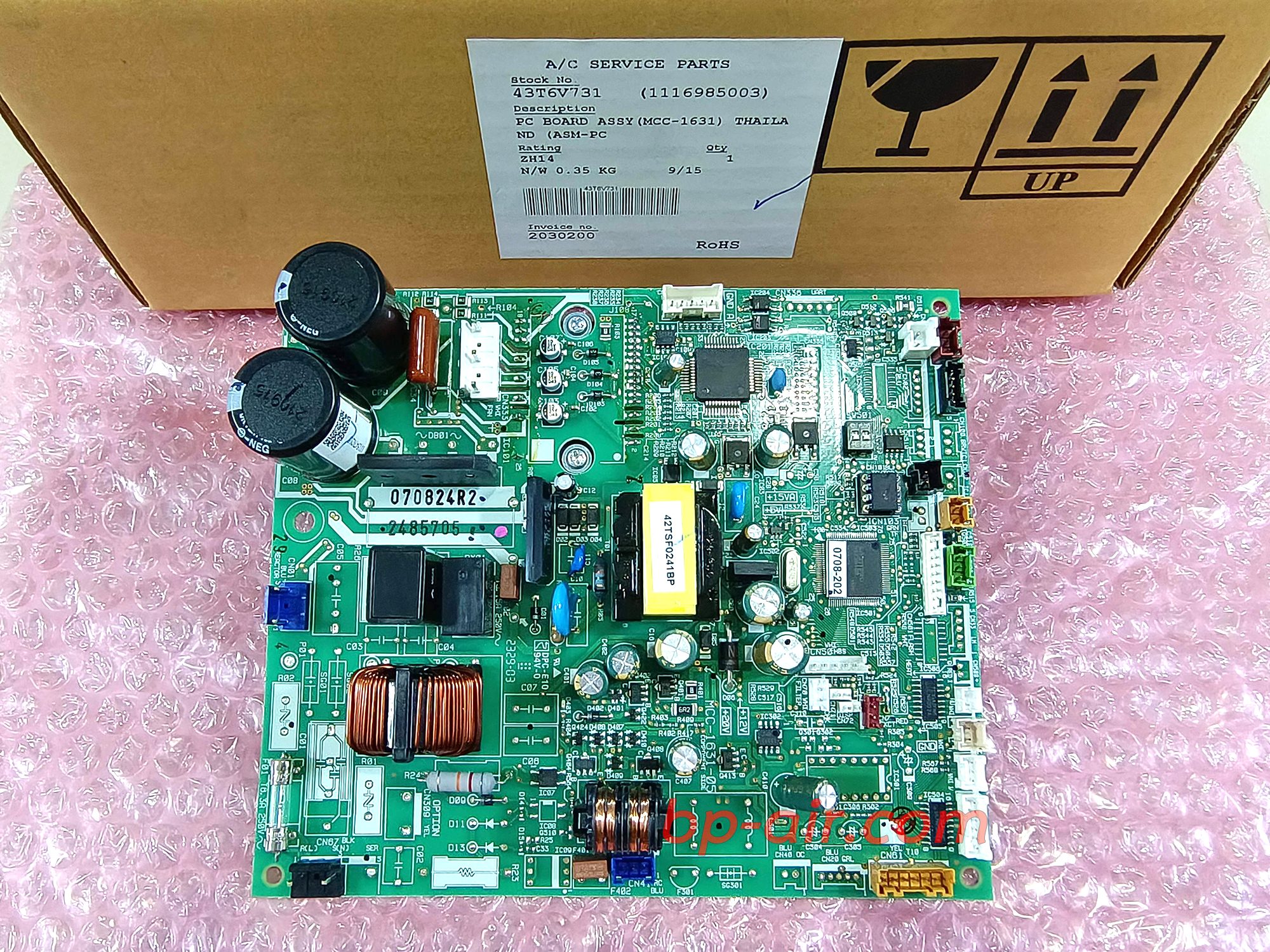 แผงบอร์ดคอยล์เย็น 42TSF0241BP