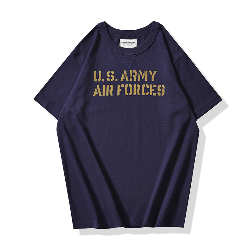 เสื้อยืดวินเทจสีกรมท่า U.S Army [OKONKWO]