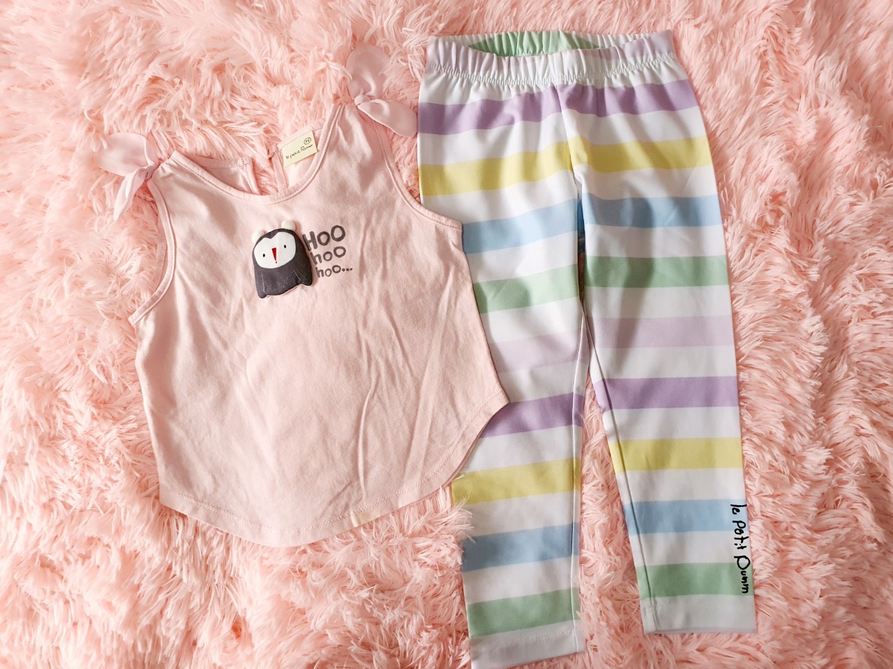 ชุดเซ็ท Le Petit Pumm เสื้อ-กางเกง 3Y by CHA-LOM มือสอง