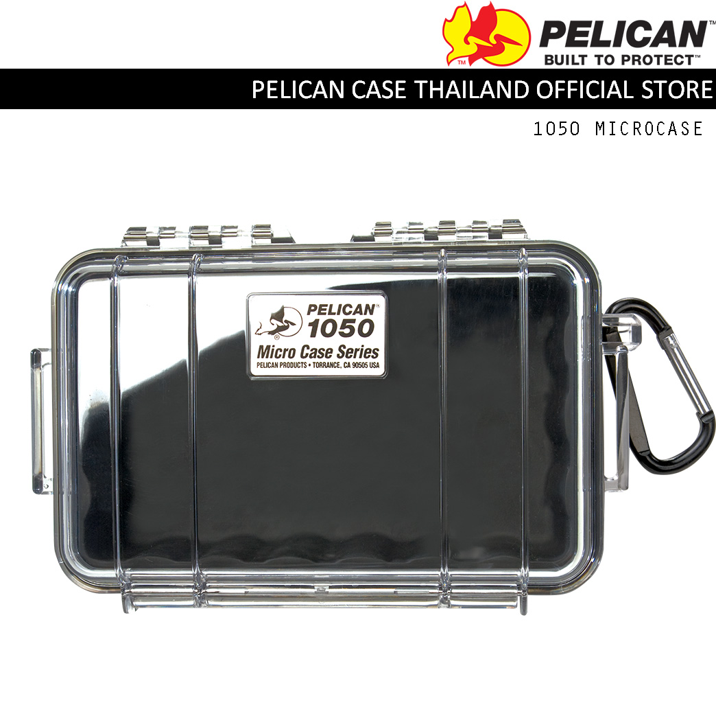 PELICAN 1050 MICRO CASE, BLACK / CLEAR