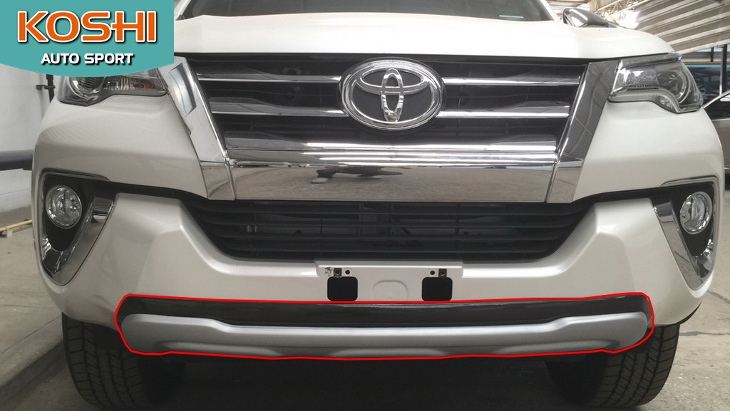 กันแครงค์หน้าทรงห้าง Toyota Fortuner 2016 AOS