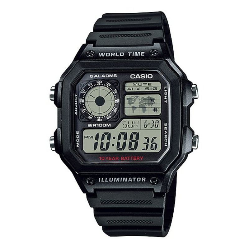 นาฬิกาผู้ชาย Casio รุ่น AE-1200WH-1A คาสิโอ