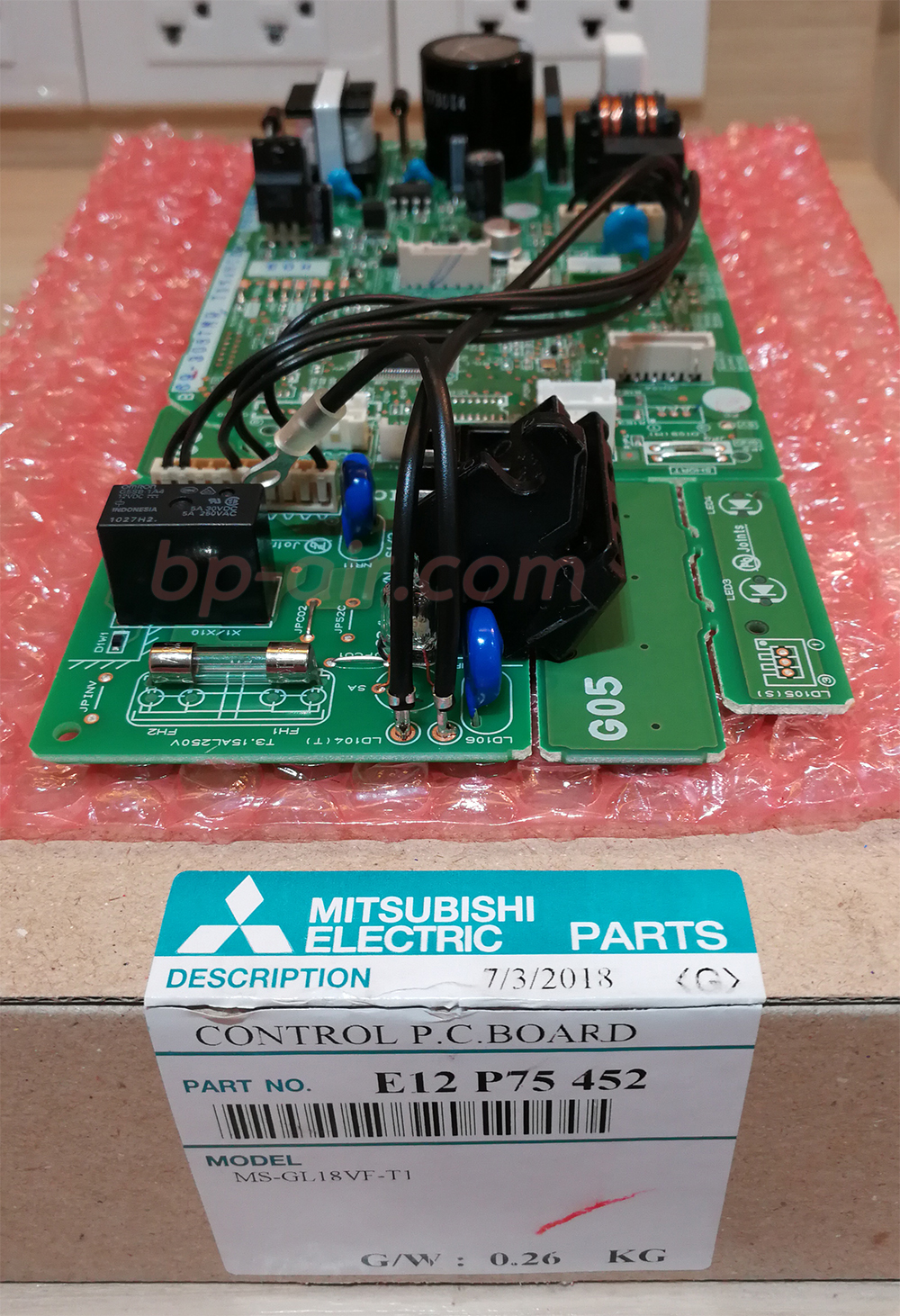 แผงบอร์ด Control P.C. E12P75452