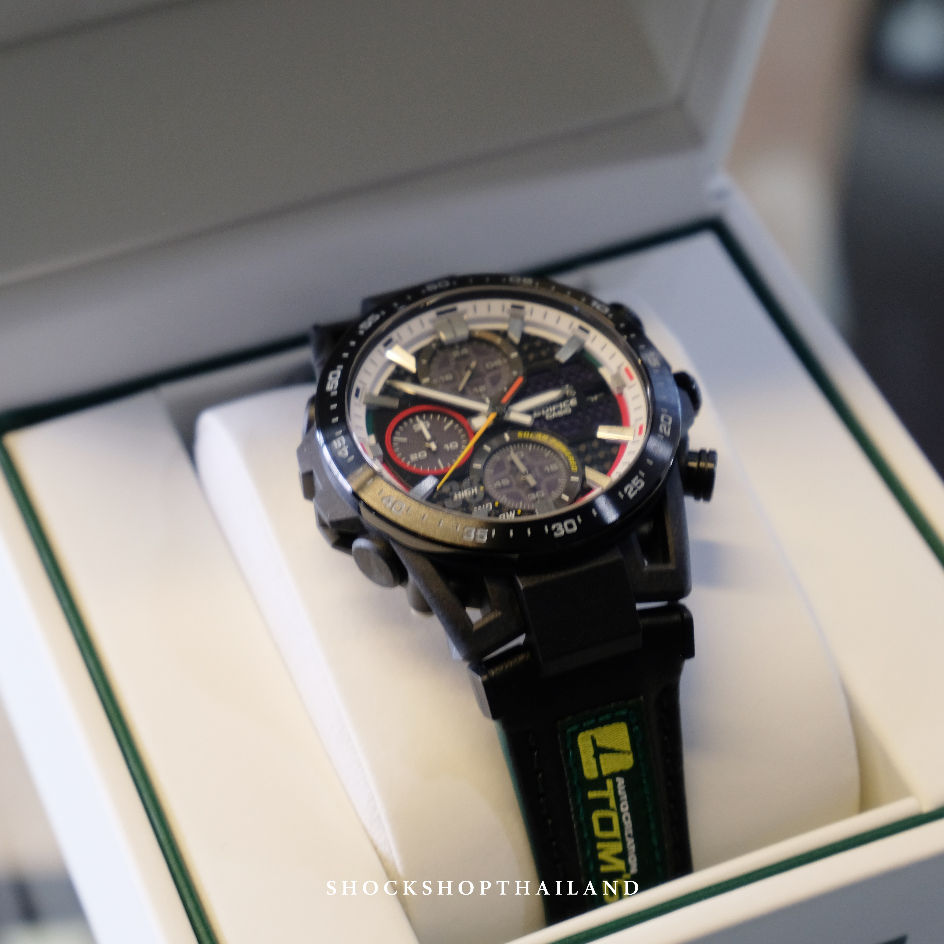 นาฬิกาผู้ชาย EDIFICE SOSPENSIONE รุ่น EFS-S641TMS-1A ฉลองครบรอบ 50 ปี ของ TOM’S