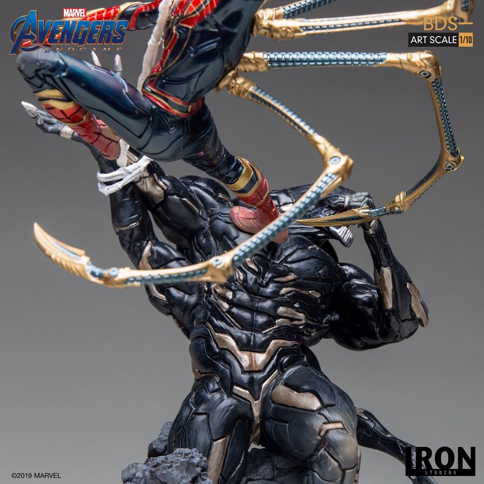 Iron Spider Vs Outrider 1/10 Avengers Endgame