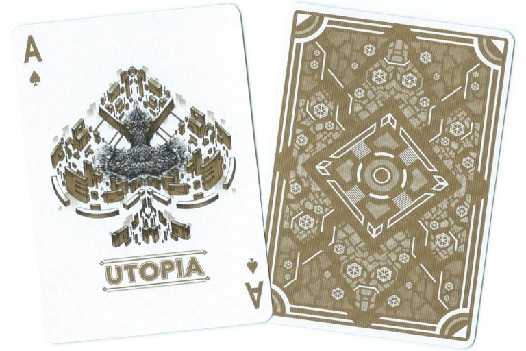 Bicycle Utopia Gold Edition Playing Cards