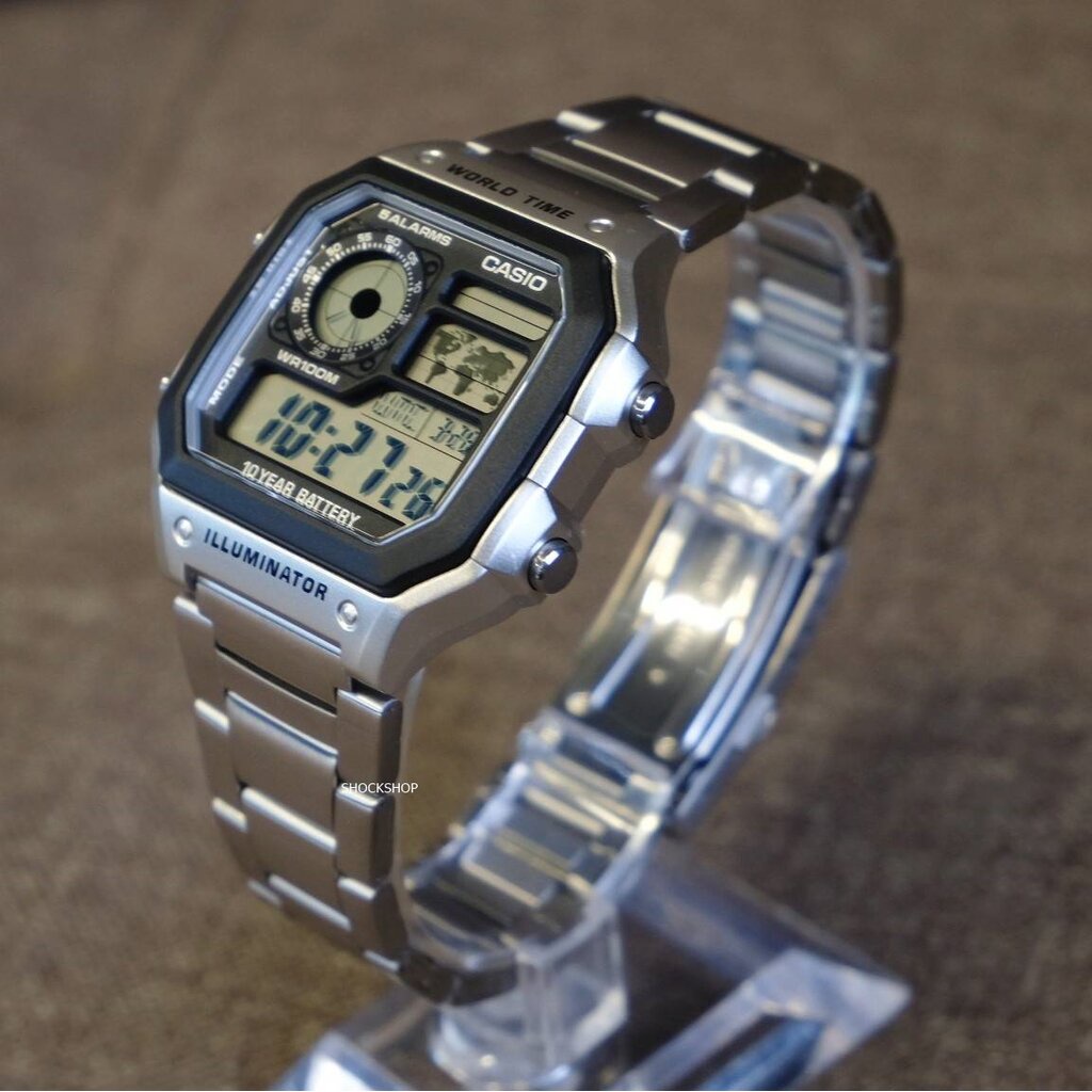 นาฬิกาผู้ชาย Casio รุ่น AE-1200WHD-1AV คาสิโอ