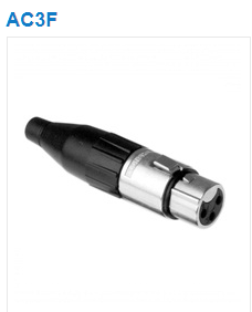 Amphenol AC3F XLR 3 Pin