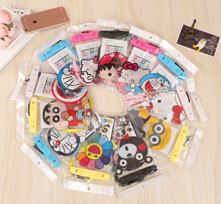 ซองใส่มือถือ กันน้ำ เรืองแสง3D ขนาด 5.9" Waterproof mobile case