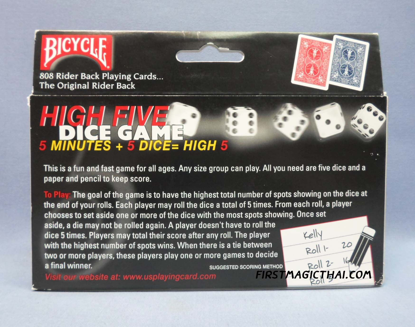 2 Deck Bicycle & 5 Dice