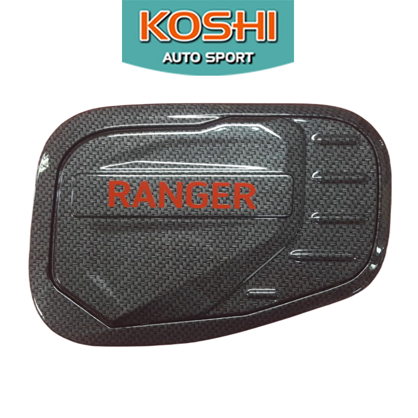 ครอบฝาถังน้ำมัน ผิวเคฟล่า Ford Ranger 2022 ยี่ห้อ lekone