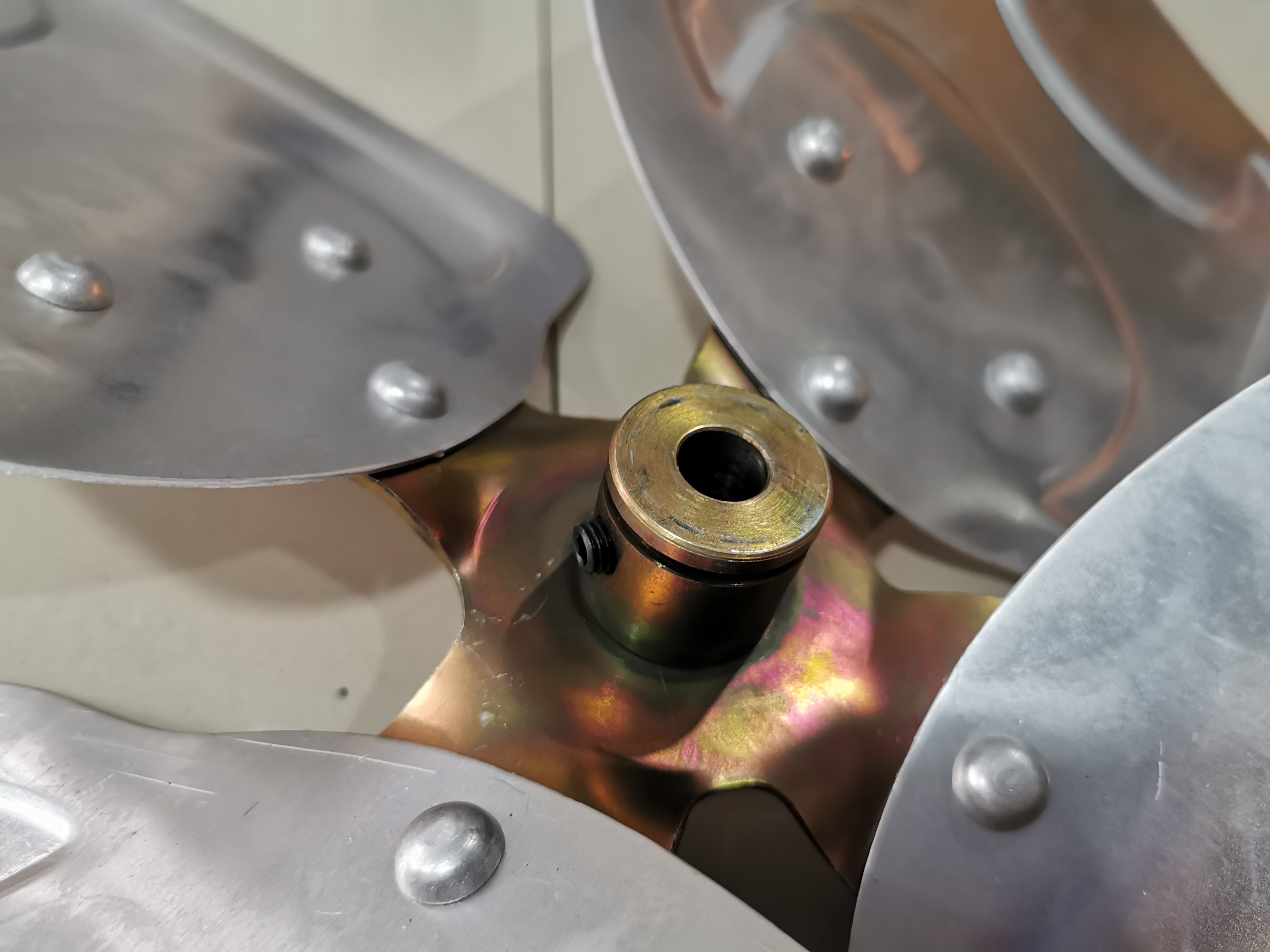 ใบพัดลมคอล์ยร้อน อลูมิเนียม ขนาด 24 นิ้ว