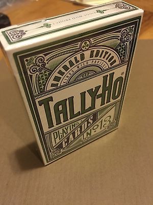 Emerald Tally Ho Playing Cards by Jackson Robinson