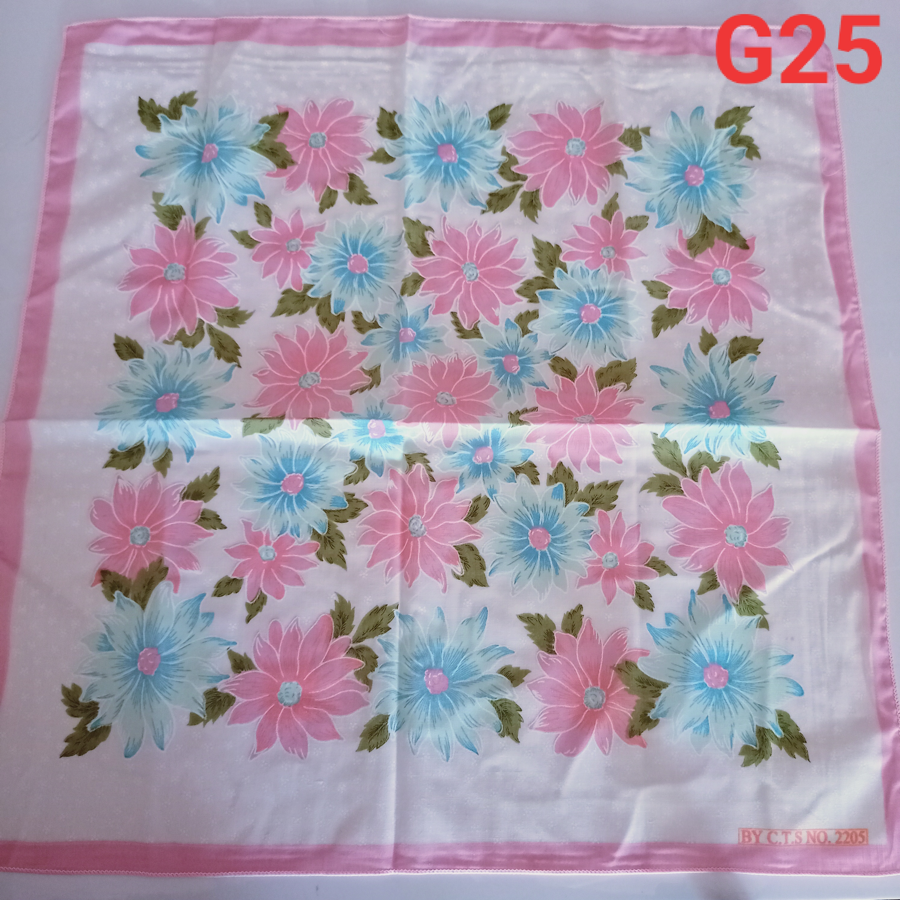 ผ้าเช็ดหน้า คอตตอน Catton G25