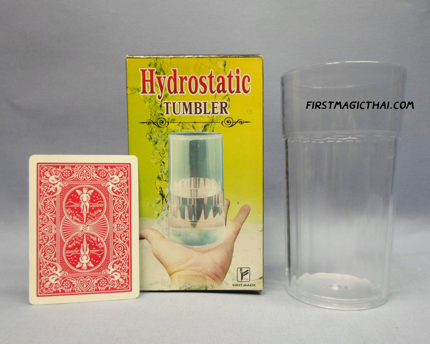คว่ำน้ำไม่หก แบบแก้วใส / Hydrostatic Tumbler