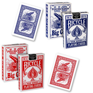 Bicycle Big Gun Red Playing Cards