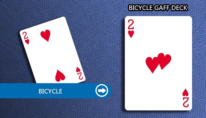 Bicycle Gaff Rider Back Playing Cards (Red)