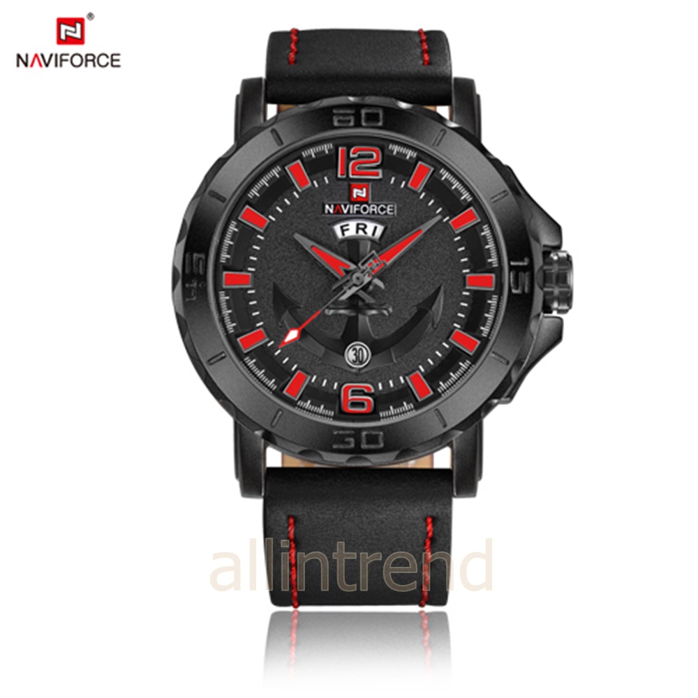 นาฬิกา Naviforce รุ่น NF9122 สีแดง/ดำ ของแท้ รับประกันศูนย์ 1 ปี ส่งพร้อมกล่อง และใบรับประกันศูนย์ ราคาถูกที่สุด