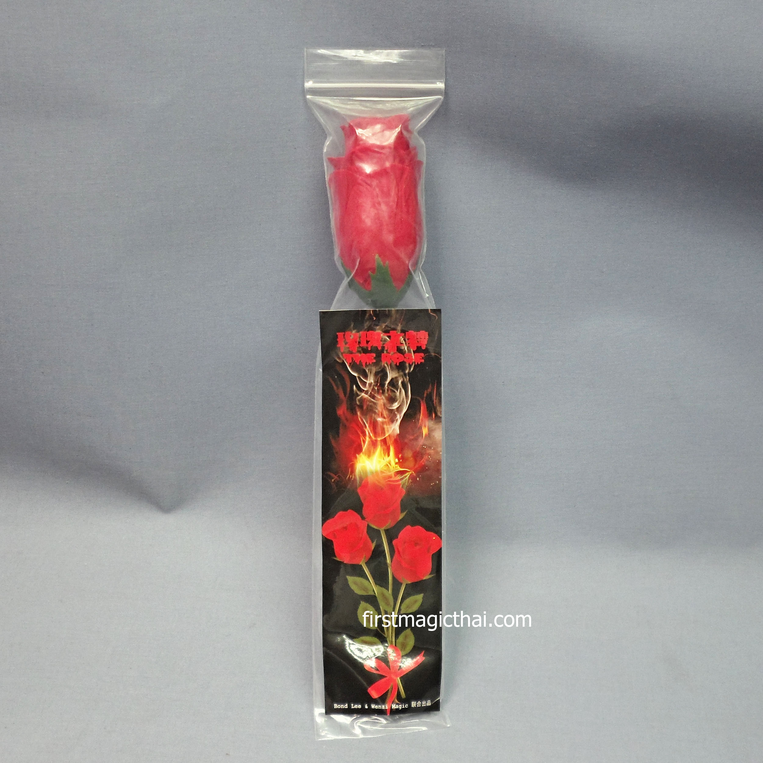 ดอกไม้ แฟรช ทวีคูณ 3ดอก สีแดง / RED Three Rose by Bond Lee & Wenzi Magic