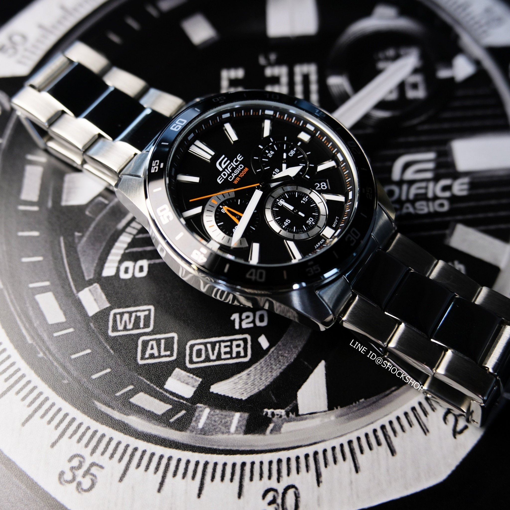 นาฬิกาผู้ชาย Casio Edifice รุ่น EFV-570D-1AV คาสิโอ