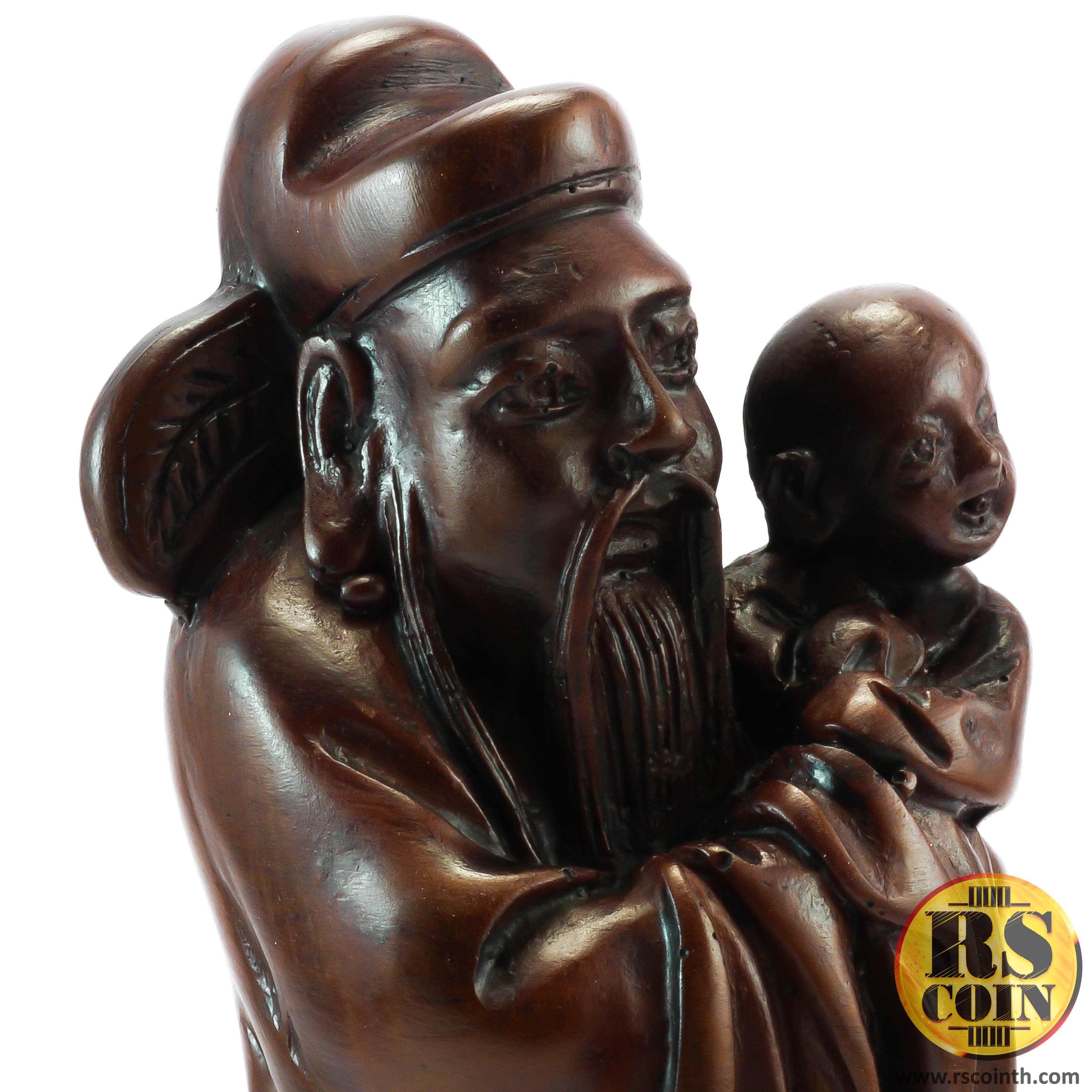 รูปปั้นหิน - เทพเจ้าจีน ฮก ลก ซิ่ว (Thai Sculpture Stone Gods Fu, Lu, And Shou)