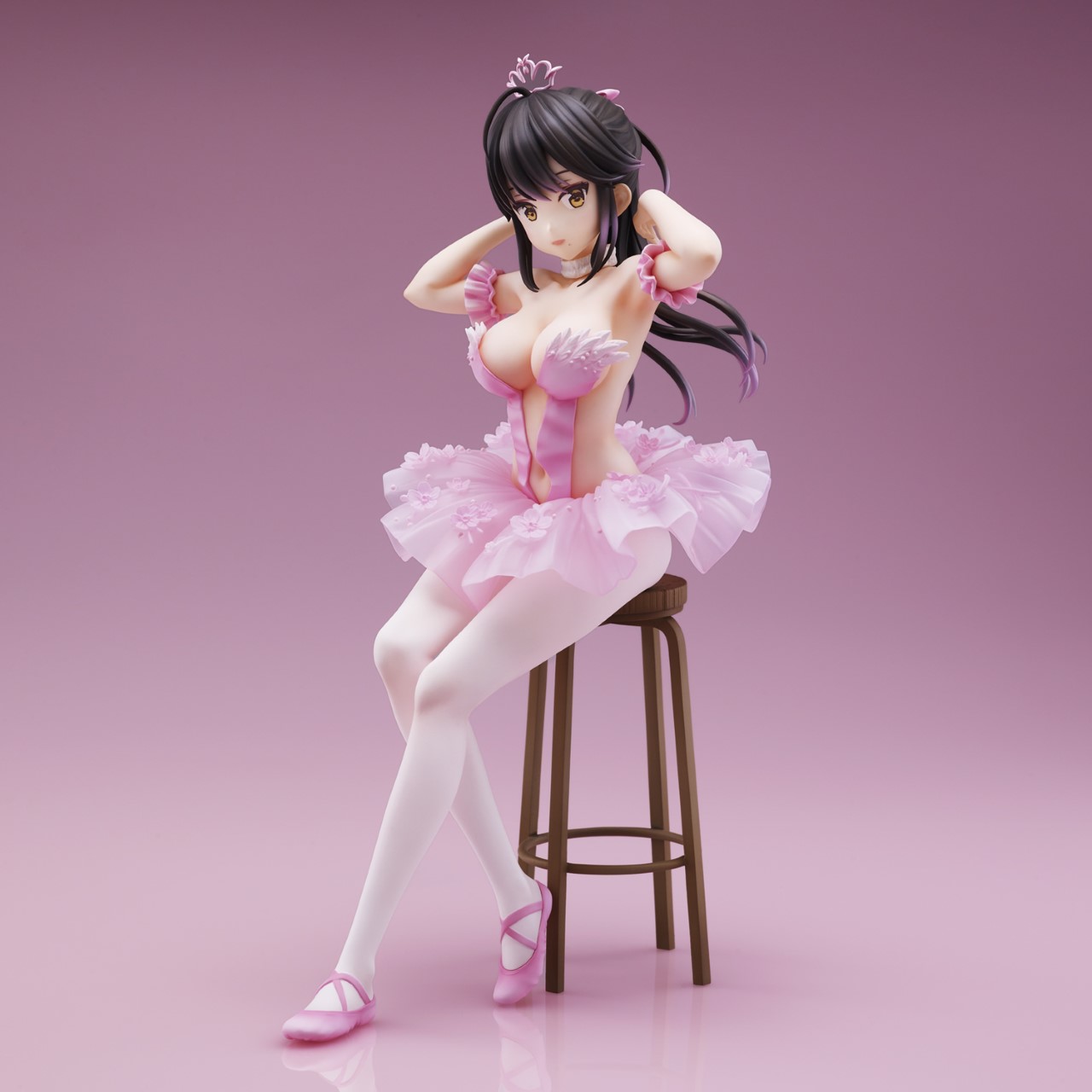 "Flamingo Ballet" Ponytail girl