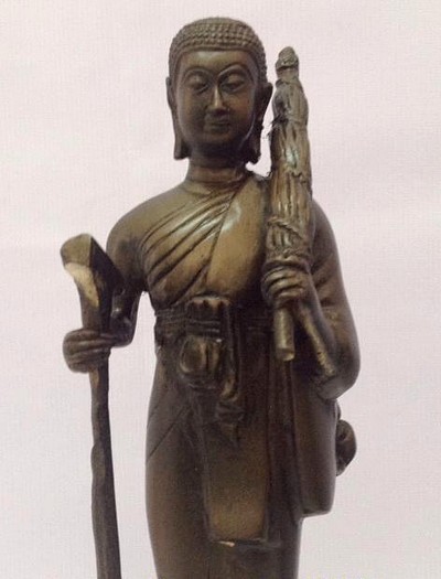 พระสีวลี ทองเหลือง รมดำ สูง 12 นิ้ว