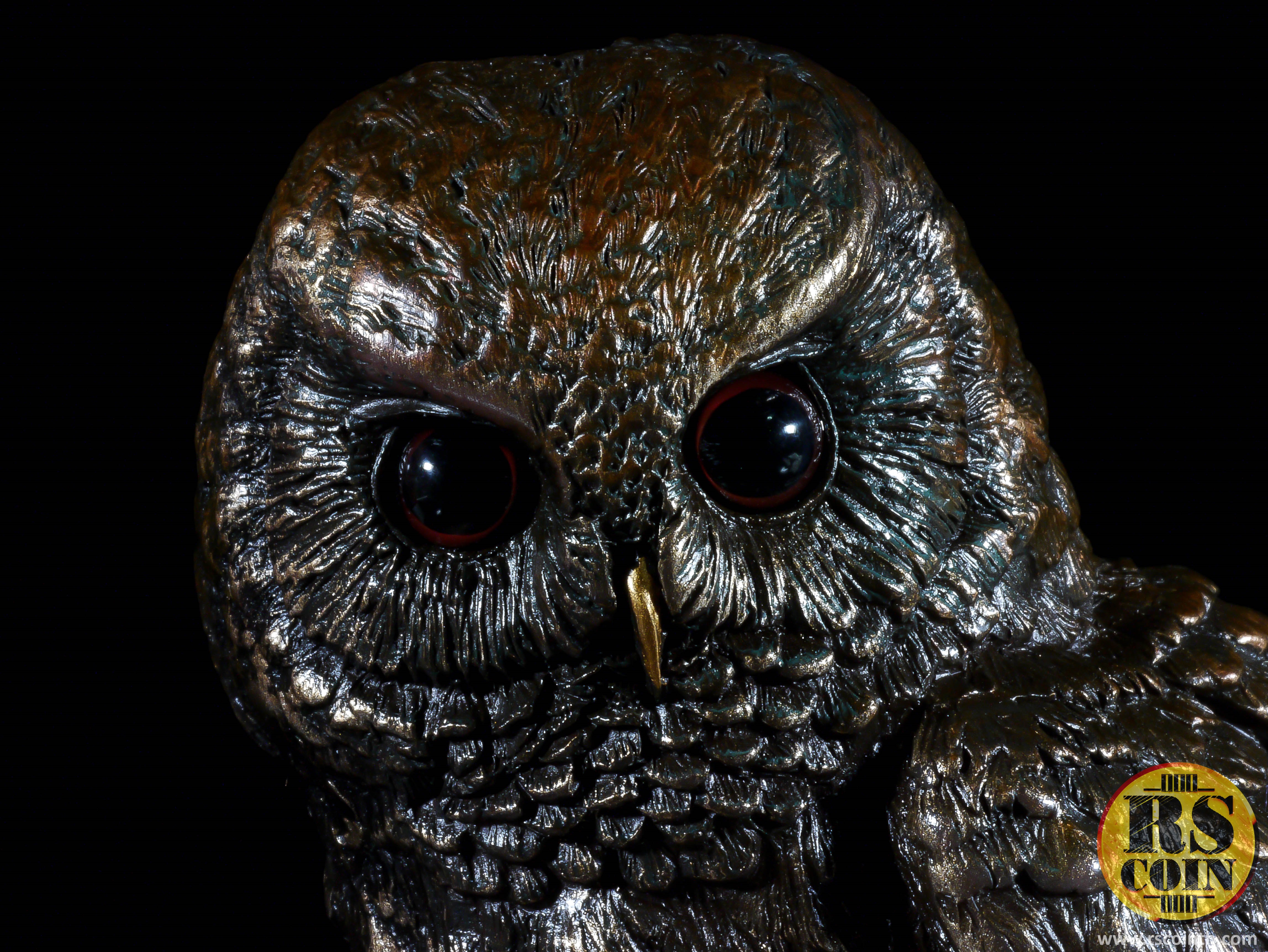 รูปปั้นสัมฤทธิ์ - นกฮูกหนังสือ (Sculpture Bronze Owl on Book - Pre Order)