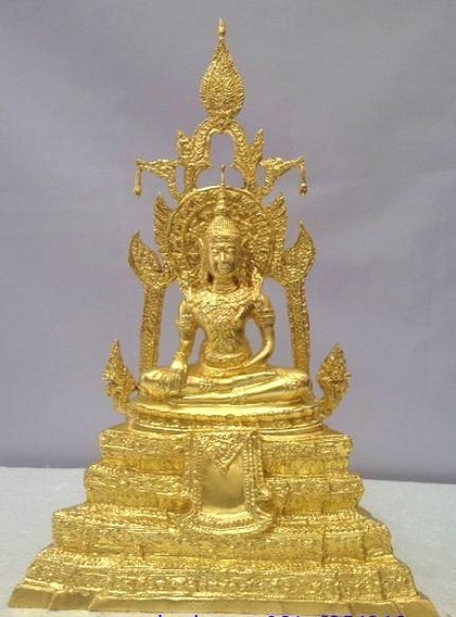 พระ สมเด็จองค์พระปฐม 5 นิ้ว ลงรัก ปิดทอง