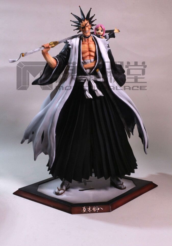 Zaraki Kenpachi and Yachiru Kusajishi Resin Statue