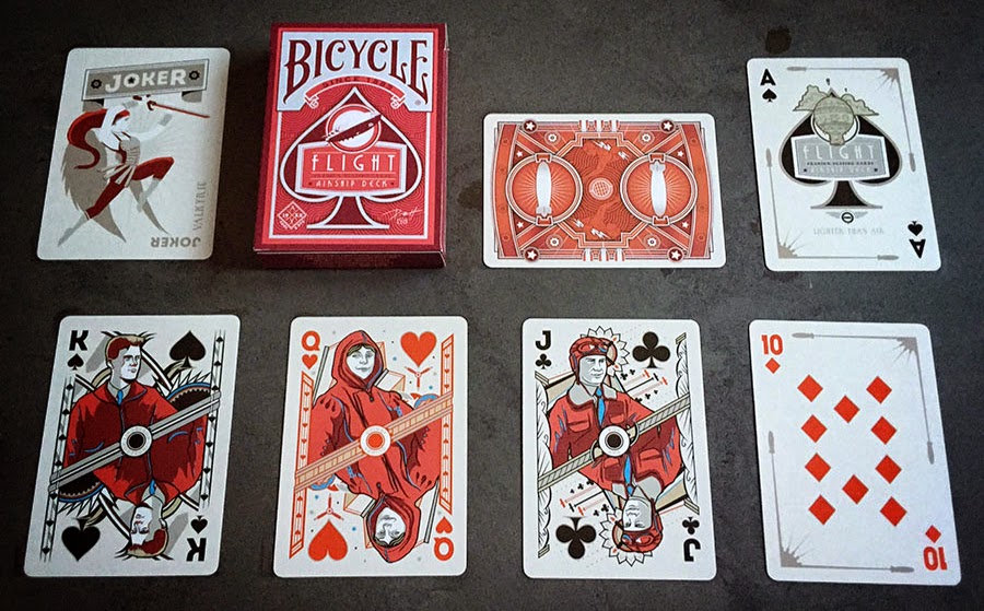 Bicycle Flight Playing Cards (Red)