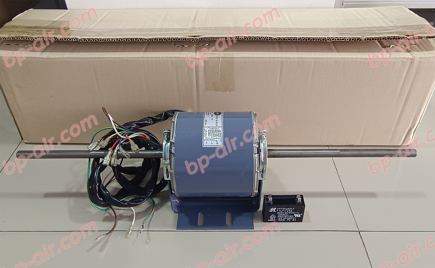 มอเตอร์คอยล์เย็น 7455LVA-A11S แกน 2 ข้างยาวเท่ากัน
