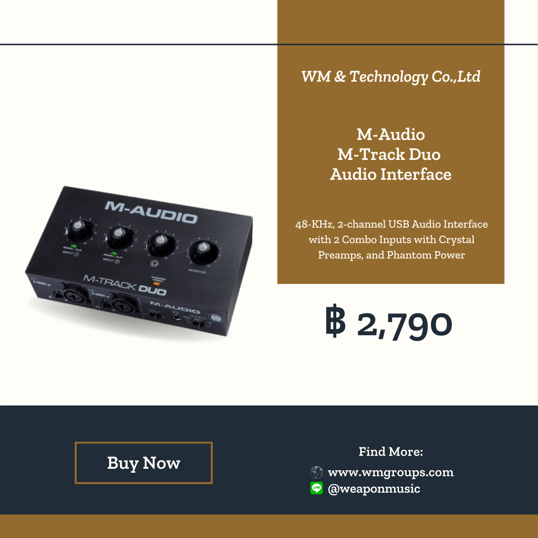 M-Audio : M-Track Duo Audio Interface