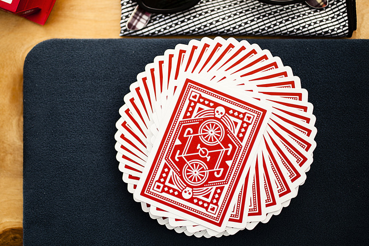 Red Wheel Playing Cards by DKNG x Art of Play